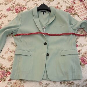Rag and Bone Linen blend Mint Green Blazer